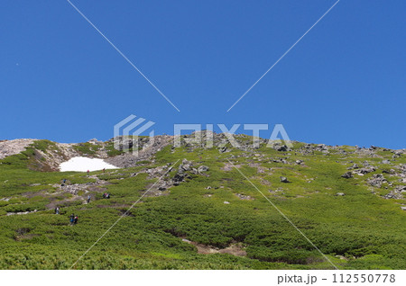 白山　高天ヶ原と御前峰 112550778