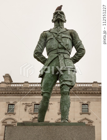 Statue of Field Marshal Jan Christian Smuts (Jacob Epstein) in Parliament Square. 112551227