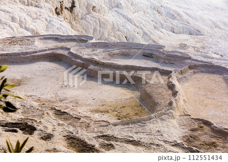Travertine terraces at Pamukkale Travertine terraces at Pamukkale 112551434