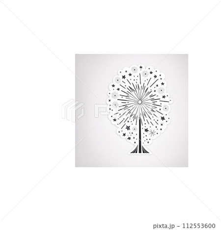 carnival firecrackers symbols illustration sketch hand draw  112553600