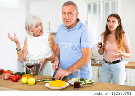Portrait of unhappy father Portrait of unhappy father 112553791