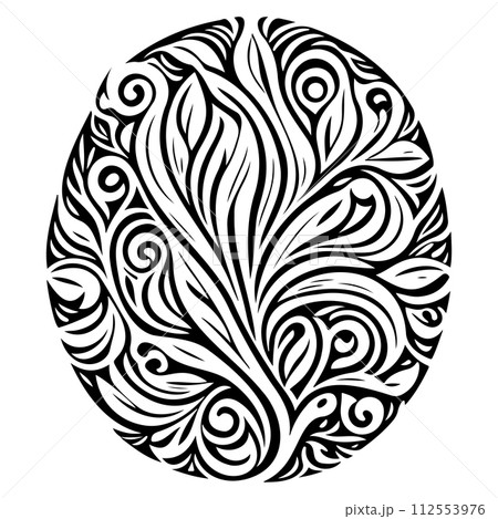 Laser engraving patterns ornament decoration illustration Laser engraving patterns ornament decoration illustration 112553976