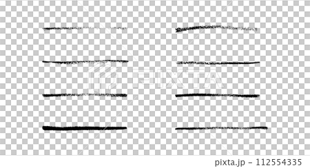 Vector set of crayon brushes Vector set of crayon brushes 112554335