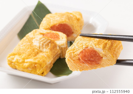 明太子入りだし巻き卵 明太子入りだし巻き卵 112555940