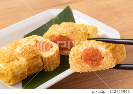 明太子入りだし巻き卵 明太子入りだし巻き卵 112555948