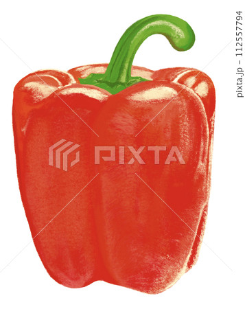 パプリカ（1個）レッド 112557794