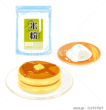 米粉とパンケーキ 112557927