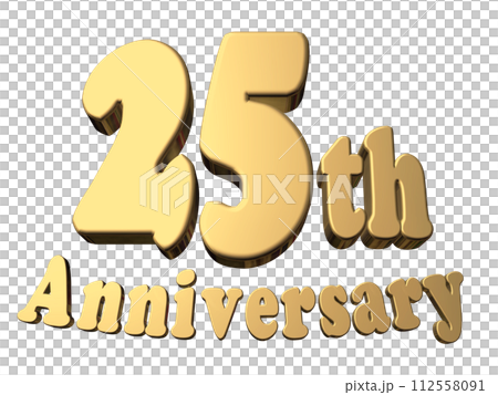 3DCG角色「25週年/25週年」金、金 3DCG角色「25週年/25週年」金、金 112558091