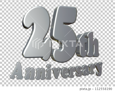 3DCG characters "25th Anniversary/25th Anniversary" Silver, Silver 112558190