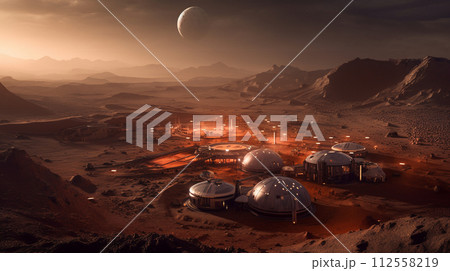 火星の宇宙基地