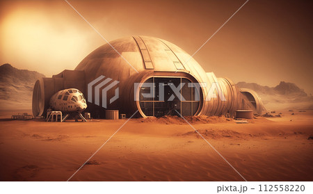 火星の宇宙基地