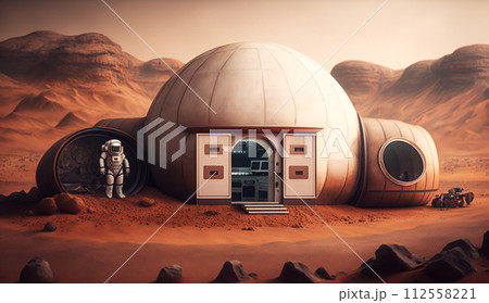 火星の宇宙基地