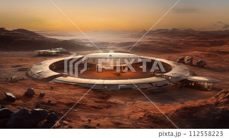 火星の宇宙基地