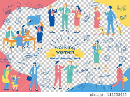 職業婦女商務場景素材合集 職業婦女商務場景素材合集 112558433