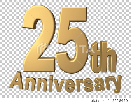 3DCG角色「25週年/25週年」金、金 3DCG角色「25週年/25週年」金、金 112558450