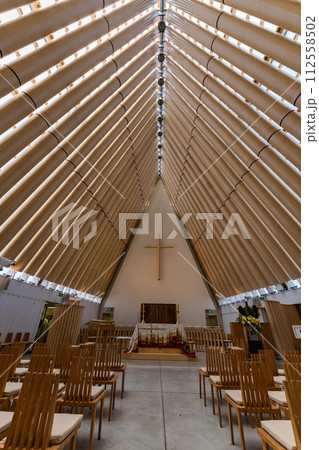 クライストチャーチのカードボード カセドラル 112558502