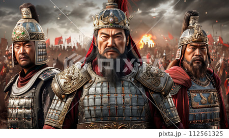 3人の武将 112561325