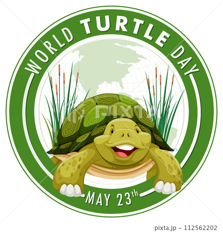 Celebrating World Turtle Day Illustration 112562202