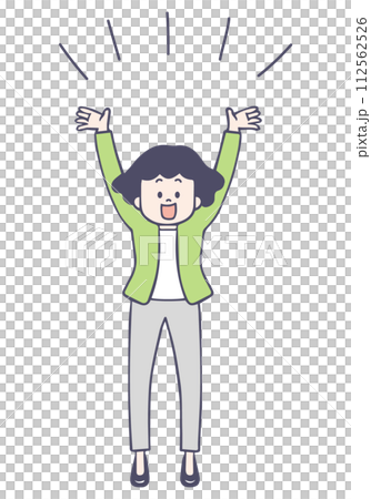 A woman who is 10 years old A woman who is 10 years old 112562526