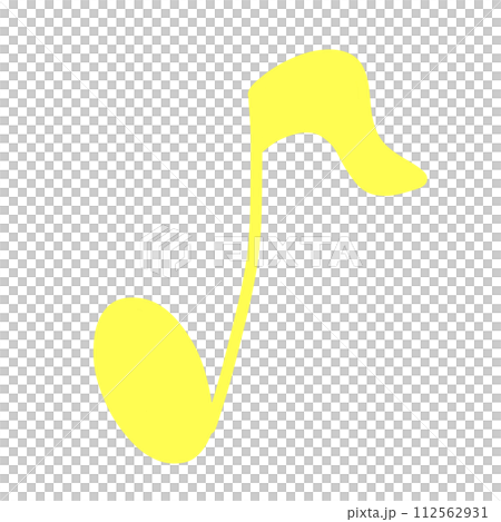 音符 黄色 音符 黄色 112562931