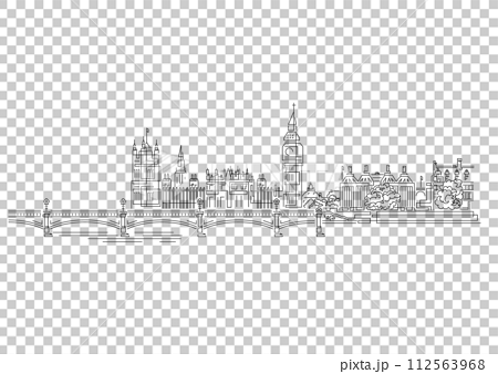 uance_illustration_ロンドン、イギリス、都市、景観 112563968