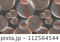 abstract geometric seamless pattern, 16:9 widescreen wallpaper / backdrop 112564544