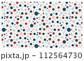 retro pop random dot seamless pattern, vector graphic resources, 16:9 widescreen wallpaper / backdrop 112564730