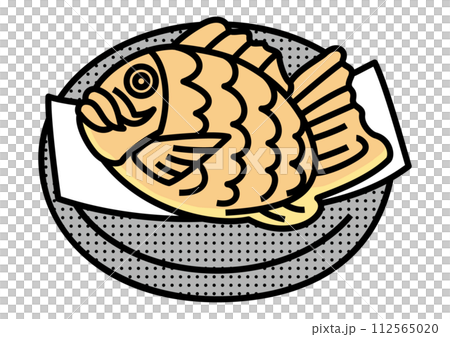 Illustration of taiyaki 112565020