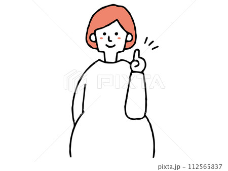 問題を解決する妊婦さん 112565837