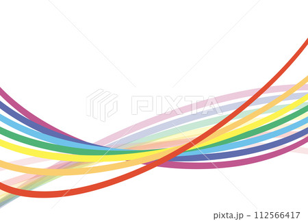 ウェーブ 虹色 ウェーブ 虹色 112566417