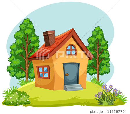 Cozy Cottage in a Lush Green Setting 112567794