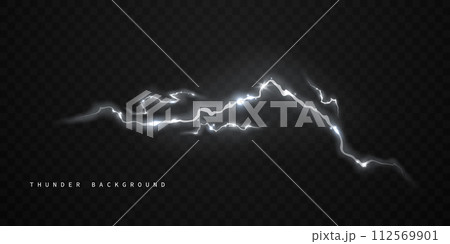 lightning light effect background realistic flash with lightning electric explosion vector illustration lightning light effect background realistic flash with lightning electric explosion vector illustration 112569901