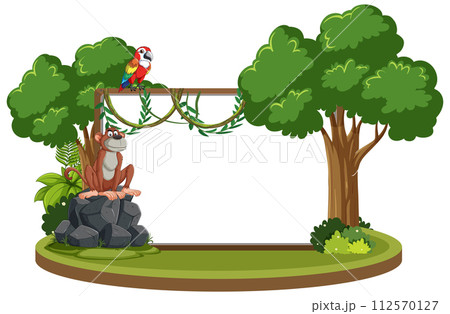 Jungle Friends on a Sunny Day Jungle Friends on a Sunny Day 112570127