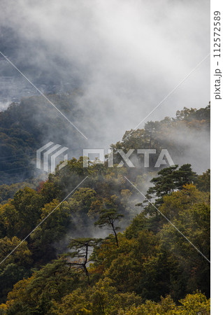 日本 滋賀県大津市の比叡山ドライブウェイ沿いにある夢見が丘展望台から見える風景 日本 滋賀県大津市の比叡山ドライブウェイ沿いにある夢見が丘展望台から見える風景 112572589