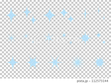 Sparkling background material blue blue 112573144