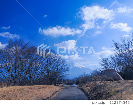 (静岡県)真冬の田貫湖湖畔キャンプ場 (静岡県)真冬の田貫湖湖畔キャンプ場 112574546