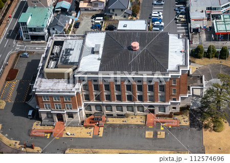 群馬県庁から見下ろす群馬会館 群馬県庁から見下ろす群馬会館 112574696