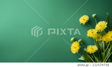 Banner dandelion flower love celebration 112574736