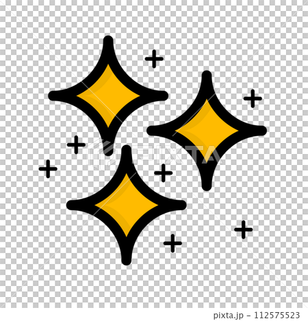 きらきらイラスト きらきらイラスト 112575523