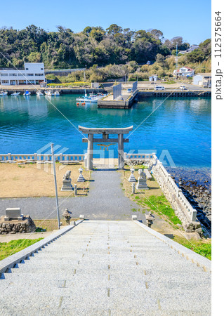 初春の田島神社 佐賀県唐津市 初春の田島神社 佐賀県唐津市 112575664
