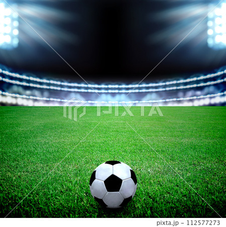 soccer field and the bright lights soccer field and the bright lights 112577273