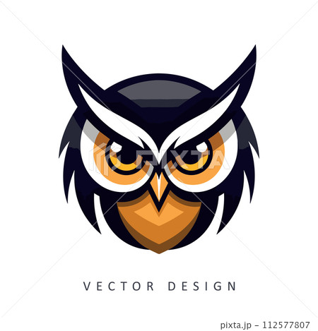 AI-generated content. owl minimalist elegant vector design isolated illustration 112577807