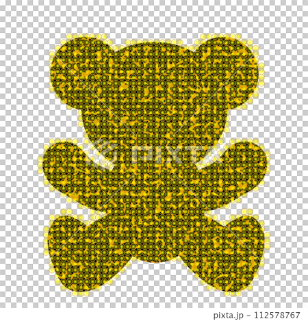 Teddy bear type illustration Teddy bear type illustration 112578767