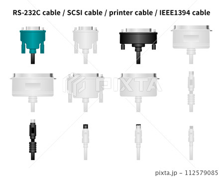 RS-232Cケーブル・SCSIケーブル・プリンタケーブル・IEEE1394ケーブル RS-232Cケーブル・SCSIケーブル・プリンタケーブル・IEEE1394ケーブル 112579085