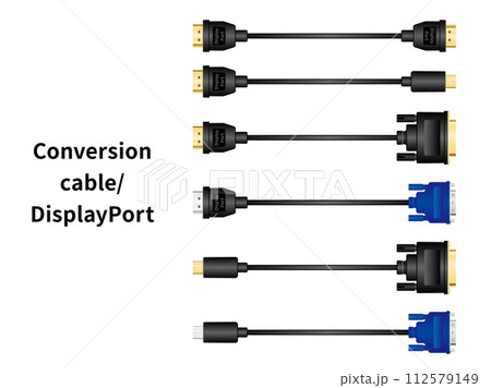 変換ケーブル/DisplayPort 112579149