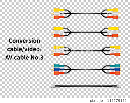 Conversion cable/video/AV cable No.3 112579153