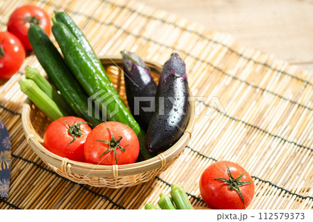 新鮮な夏野菜のイメージ 112579373