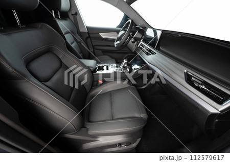 Passenger perforated leather black leather seat Passenger perforated leather black leather seat 112579617