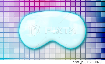 VR/ARのゴーグルタイプの機器 VR/ARのゴーグルタイプの機器 112580612