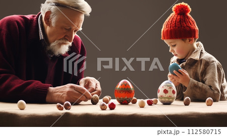 Passing down Easter customs ensures generational continuity.AI Generated 112580715